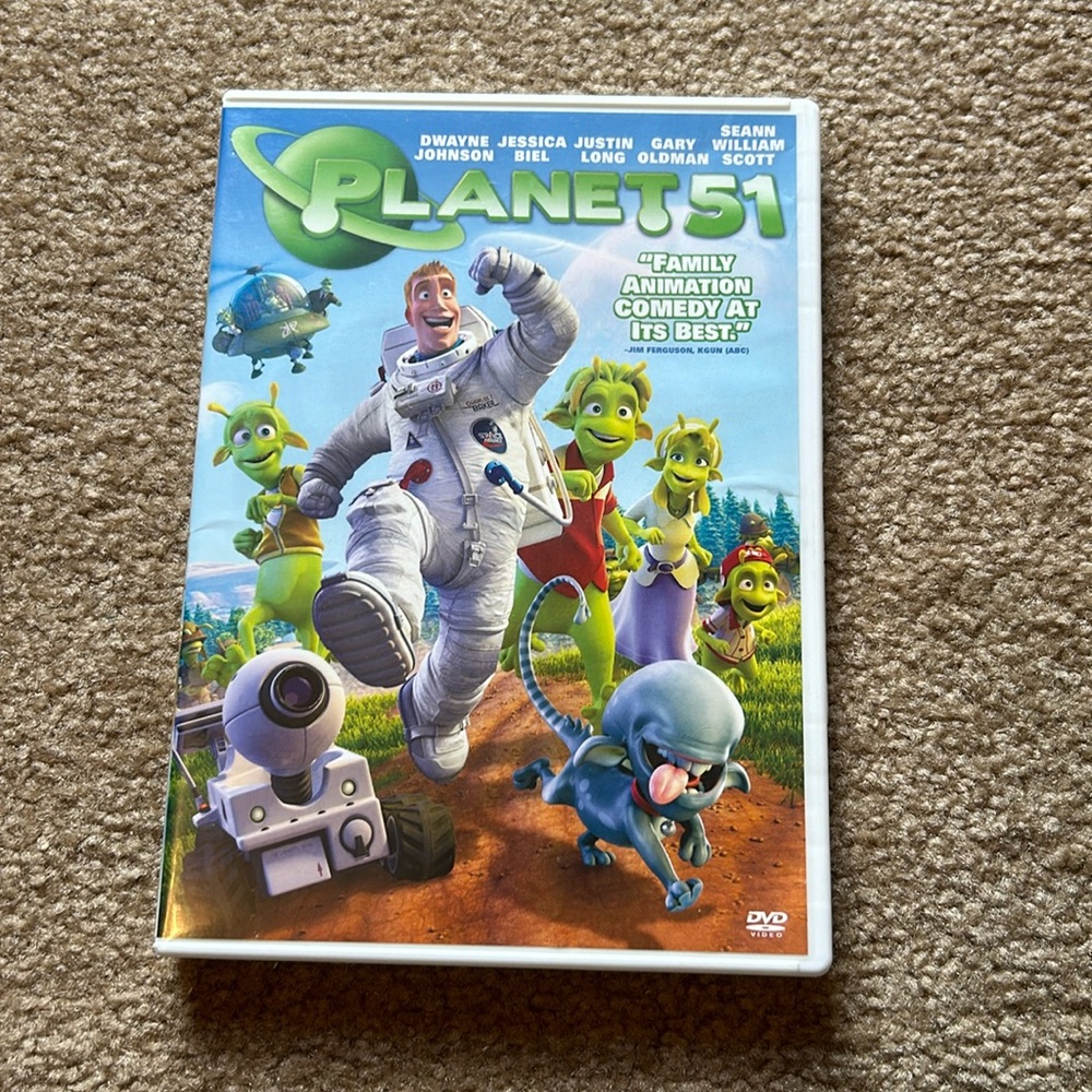Planet 51 kids DVD